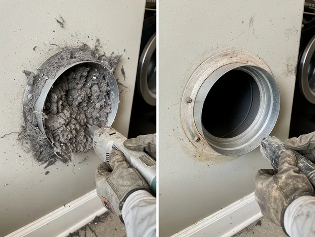 Professional clogged vent cleaning by North Haven Dryer Vent Cleaning in North Haven