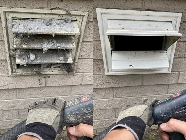 Professional dryer exhaust vent cleaning by North Haven Dryer Vent Cleaning in North Haven