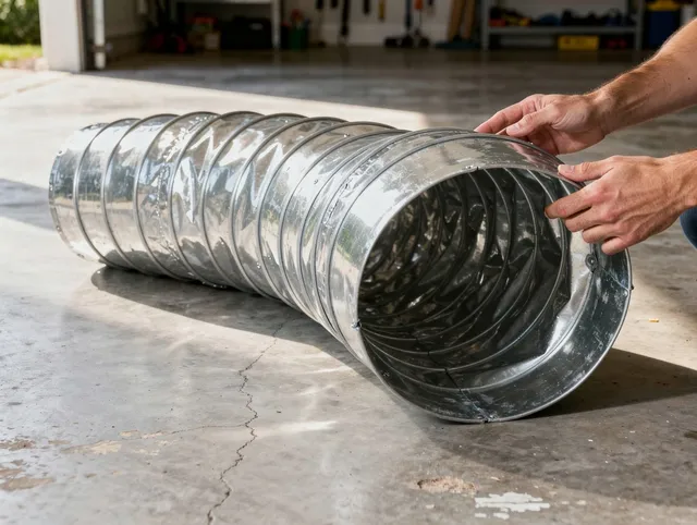 North Haven Dryer Vent Cleaning specialist using advanced equipment for thorough duct cleaning in North Haven