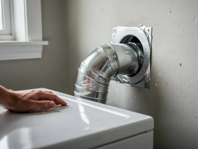 North Haven Dryer Vent Cleaning expert performing professional dryer vent repair and installation in North Haven